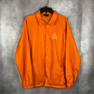 HUF Orange Windbreaker XL